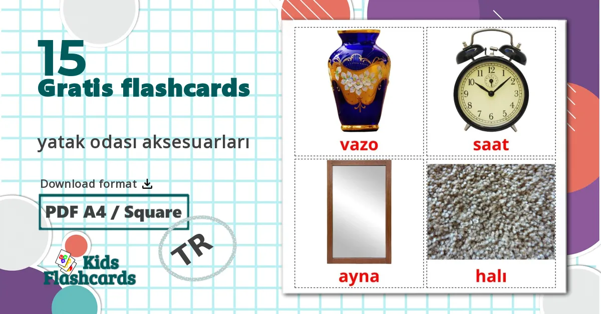 15 yatak odası aksesuarları billedkort for børn
