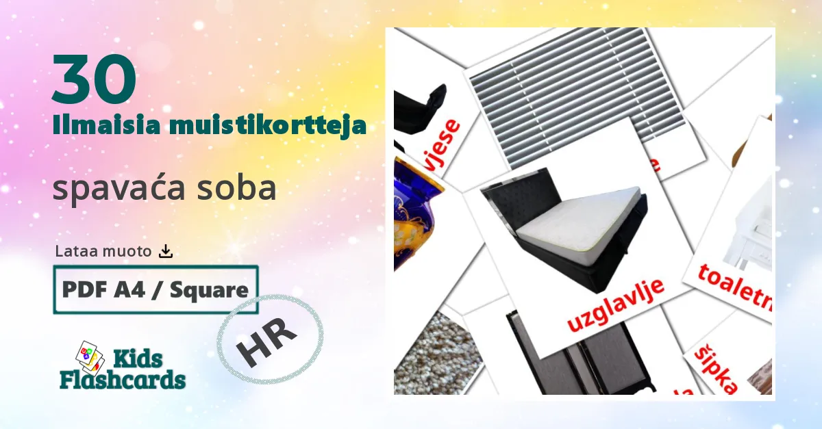 spavaća soba – lasten kuvakortit kroaattiksi sanastoon