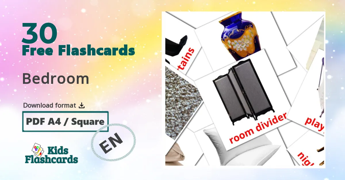 Bedroom persian vocabulary flashcards