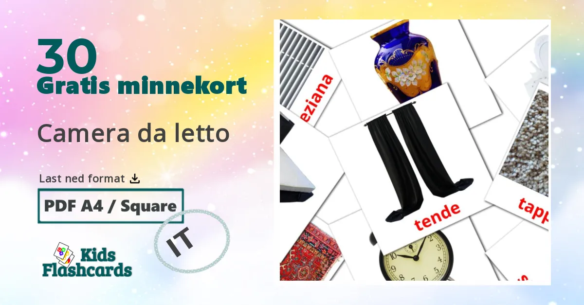 Soverom bildekort