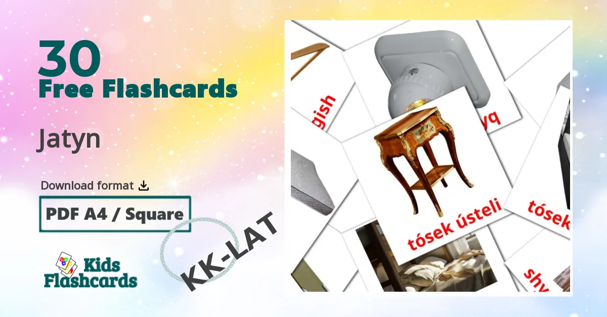 Jatyn kazakh(latin) vocabulary flashcards