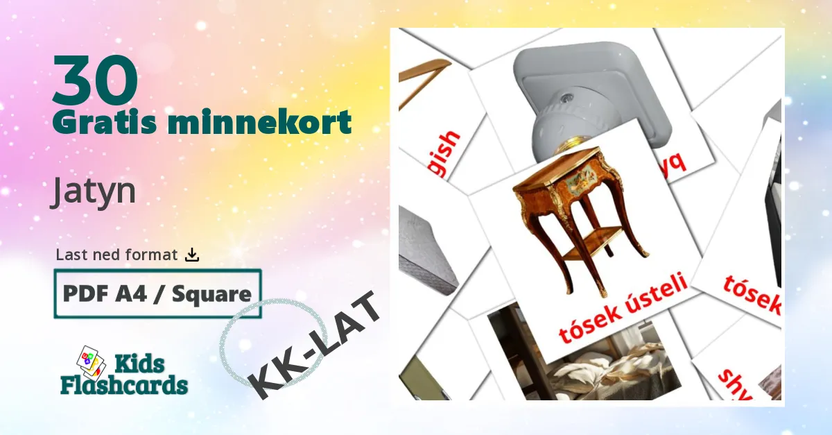 30 Jatyn bildekort