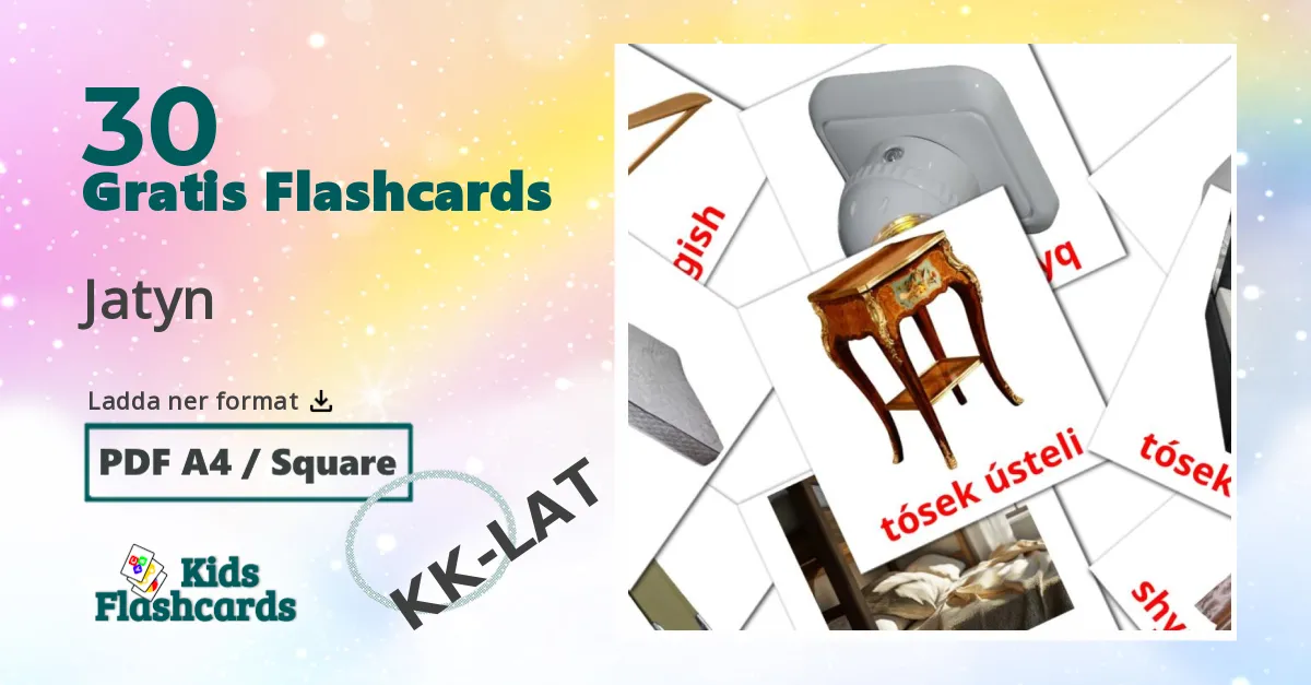 Jatyn kazakh(latin) ordkort