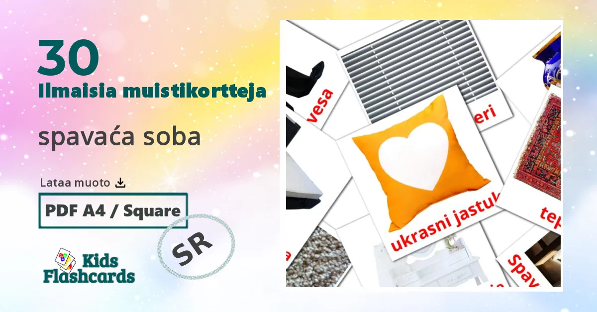 spavaća soba – lasten kuvakortit serbiaksi sanastoon