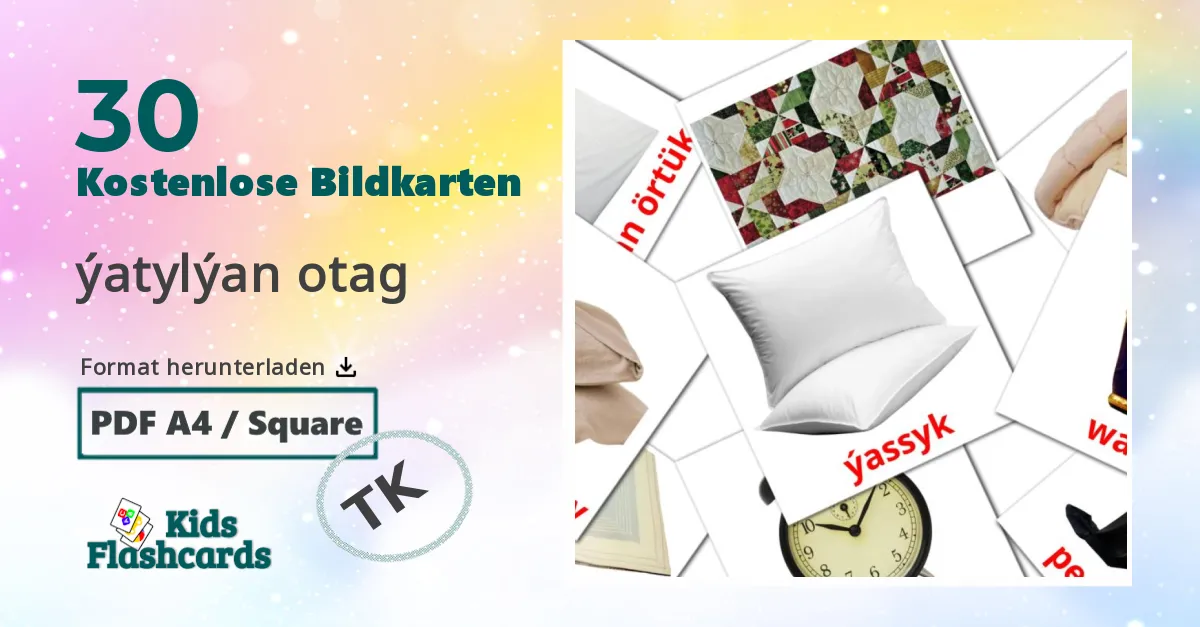 Bildkarten für Schlafzimmer