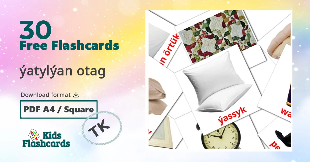 Bedroom flashcards