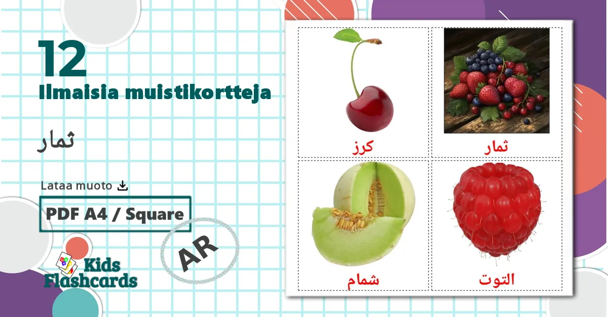 Marjat - arabic sanastokortit