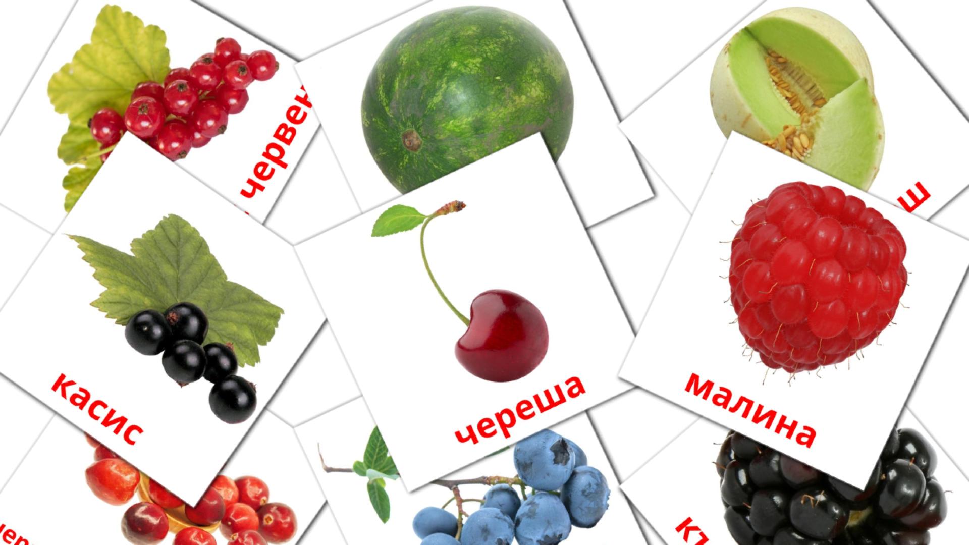Bildkarten für Плодчета