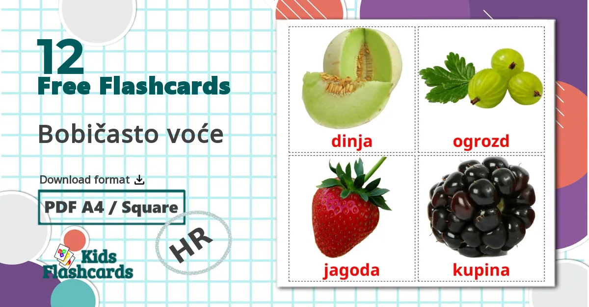 12 Bobičasto voće flashcards