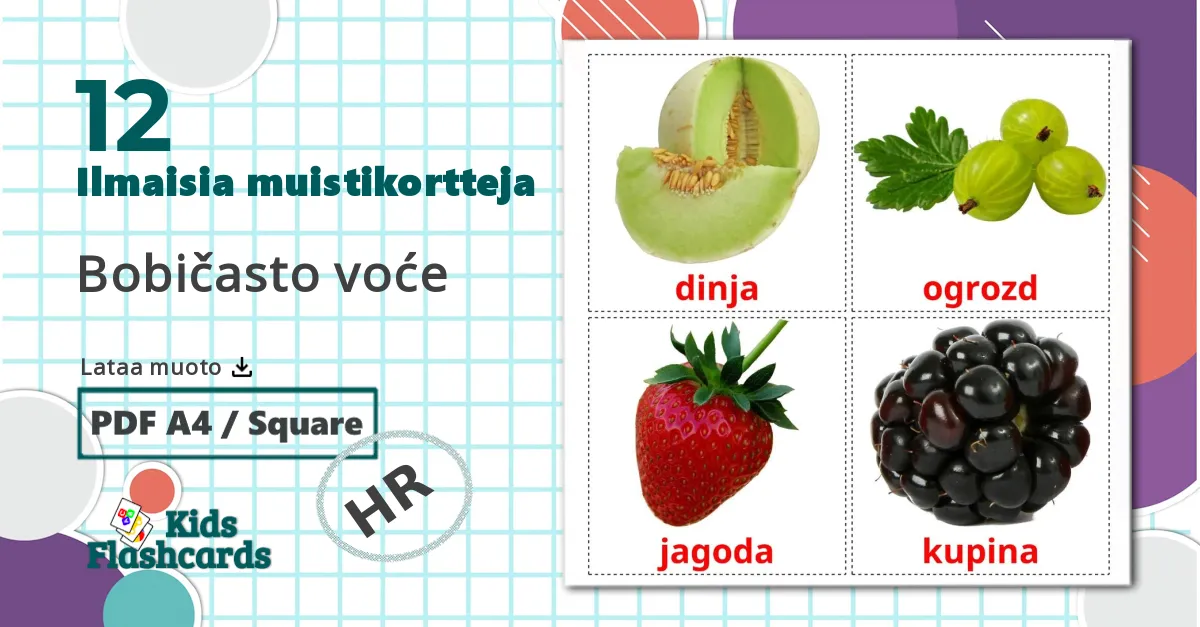 12 Bobičasto voće lasten kuvakortit