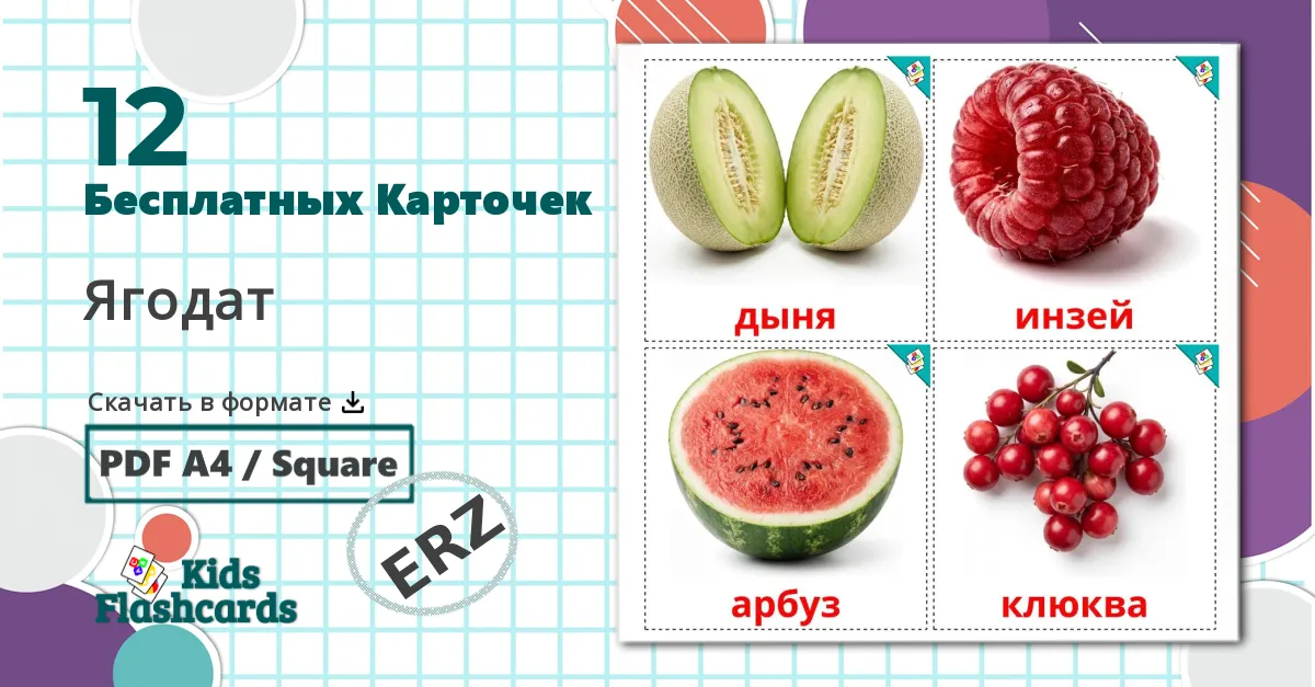 12 Карточки Домана Ягодат
