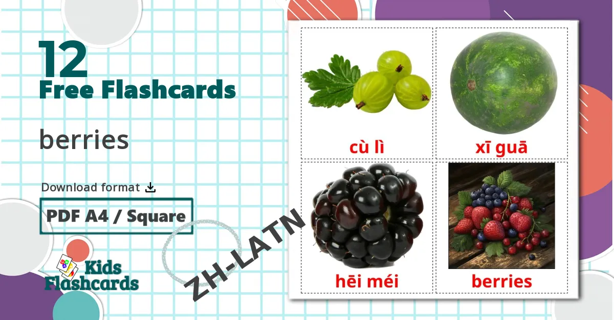 12 Berries flashcards