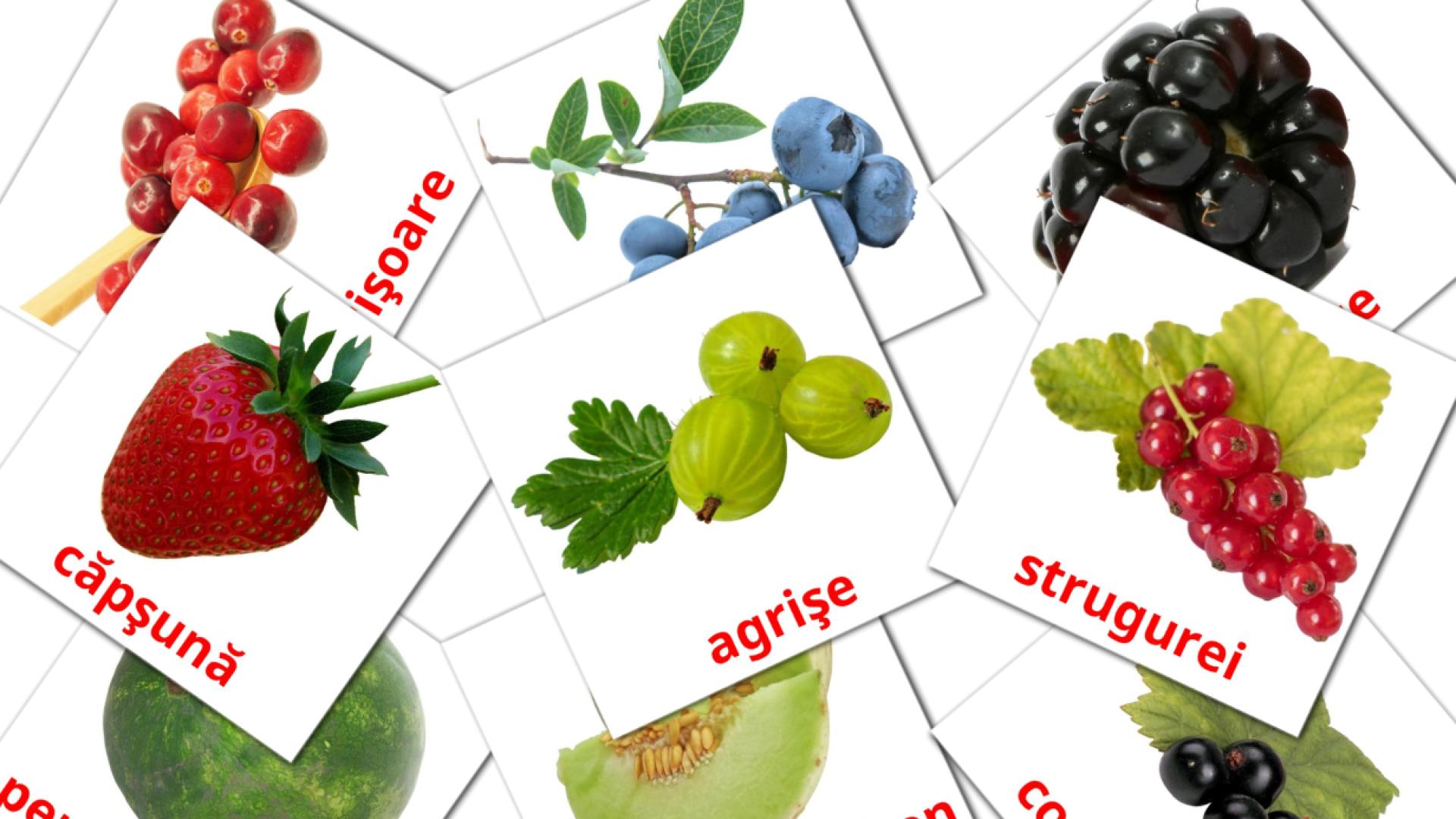 Bildkarten für Fructe de pădure 