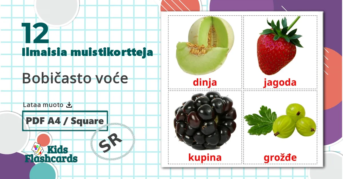 12 Bobičasto voće lasten kuvakortit