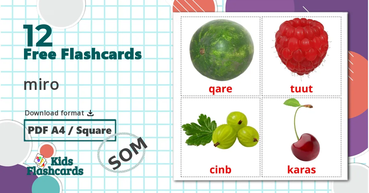 12 Berries flashcards