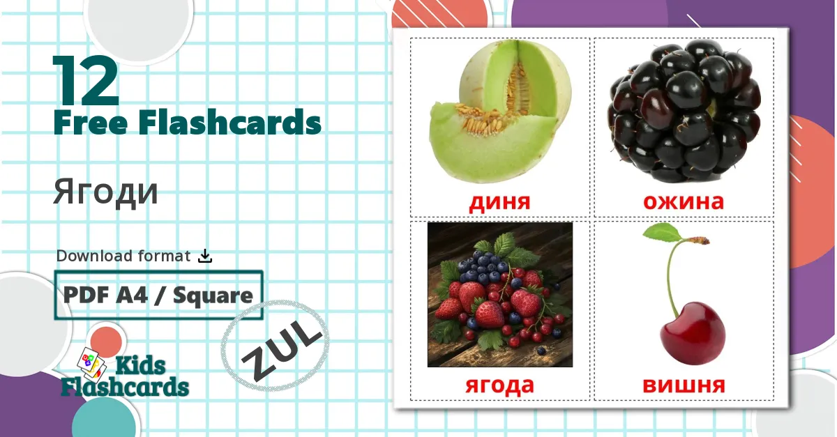 12 Berries flashcards