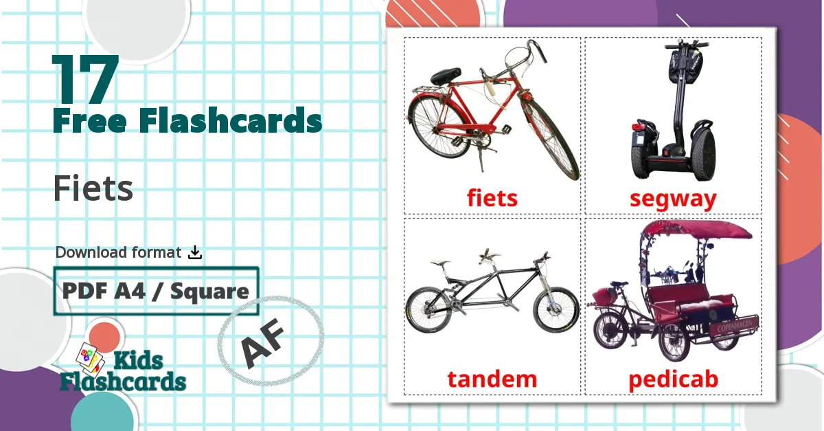 17 Fiets flashcards