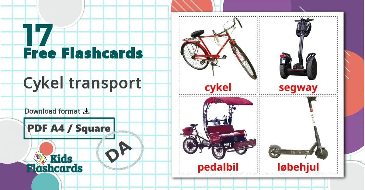 17 Cykel transport flashcards