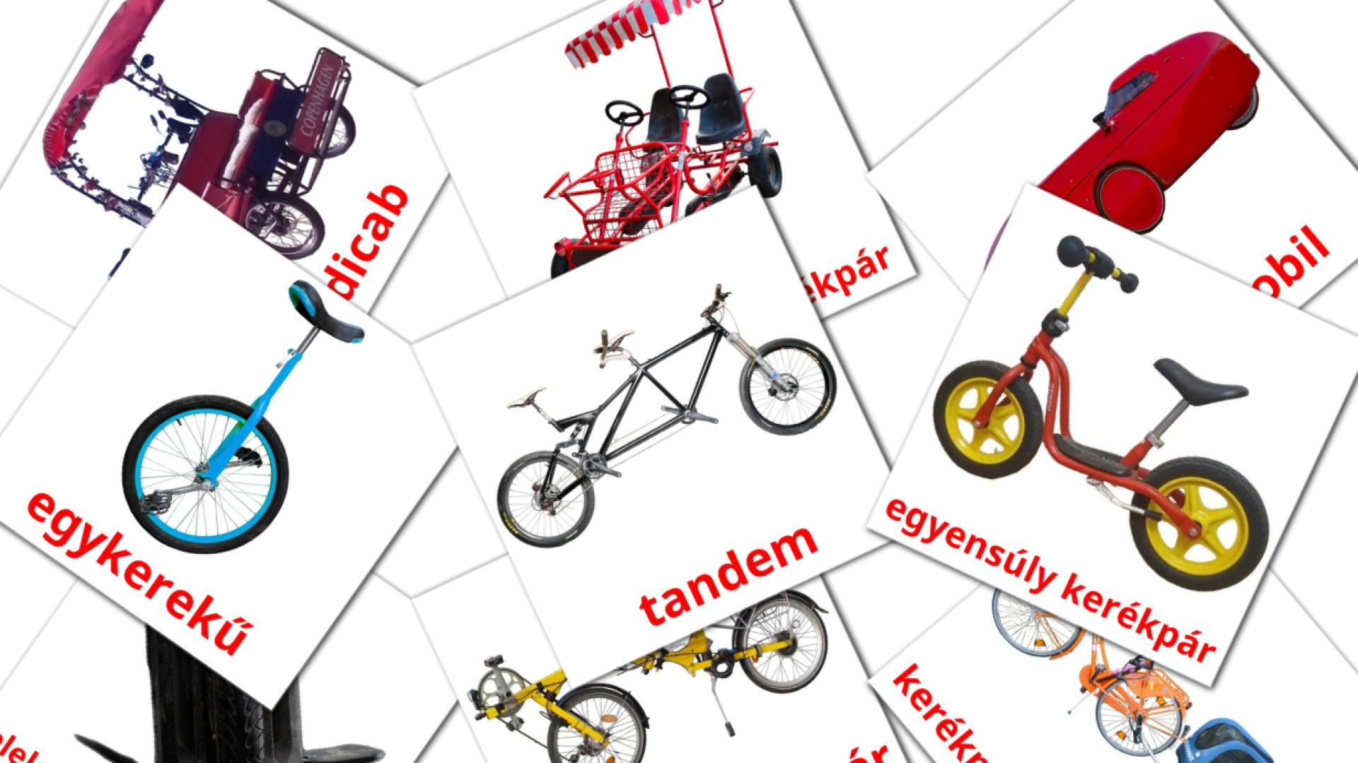 16 Kerékpár szállítás flashcards