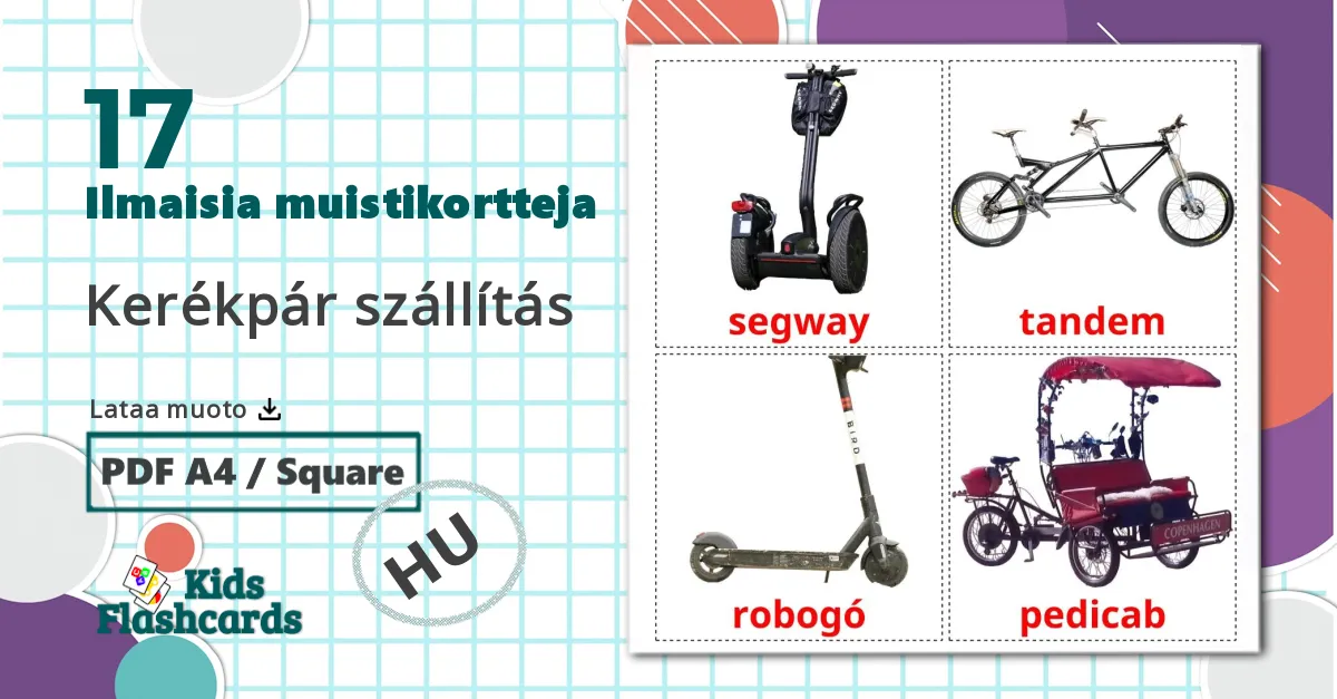 17 Kerékpár szállítás lasten kuvakortit