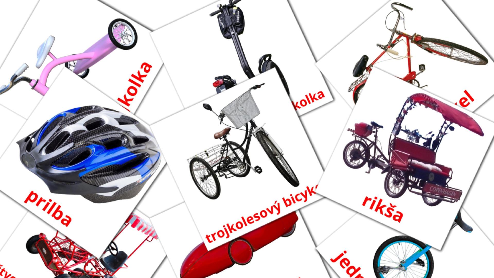 16 bicykle flashcards