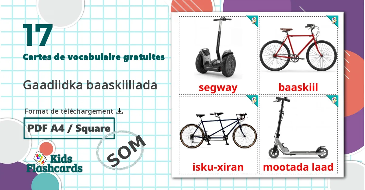 17 Imagiers Véhicules Vélo