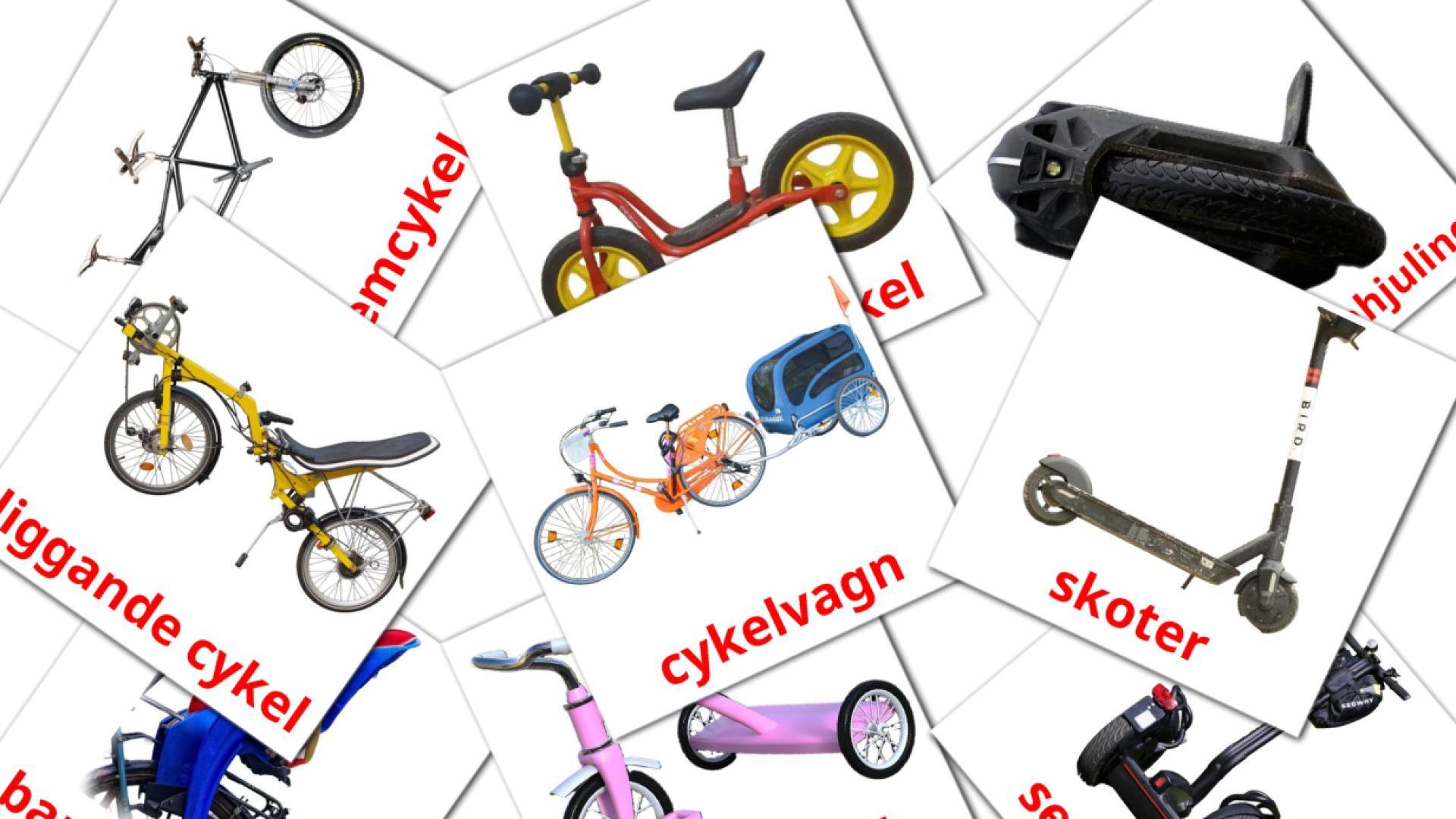 Bildkarten für cykeltransport