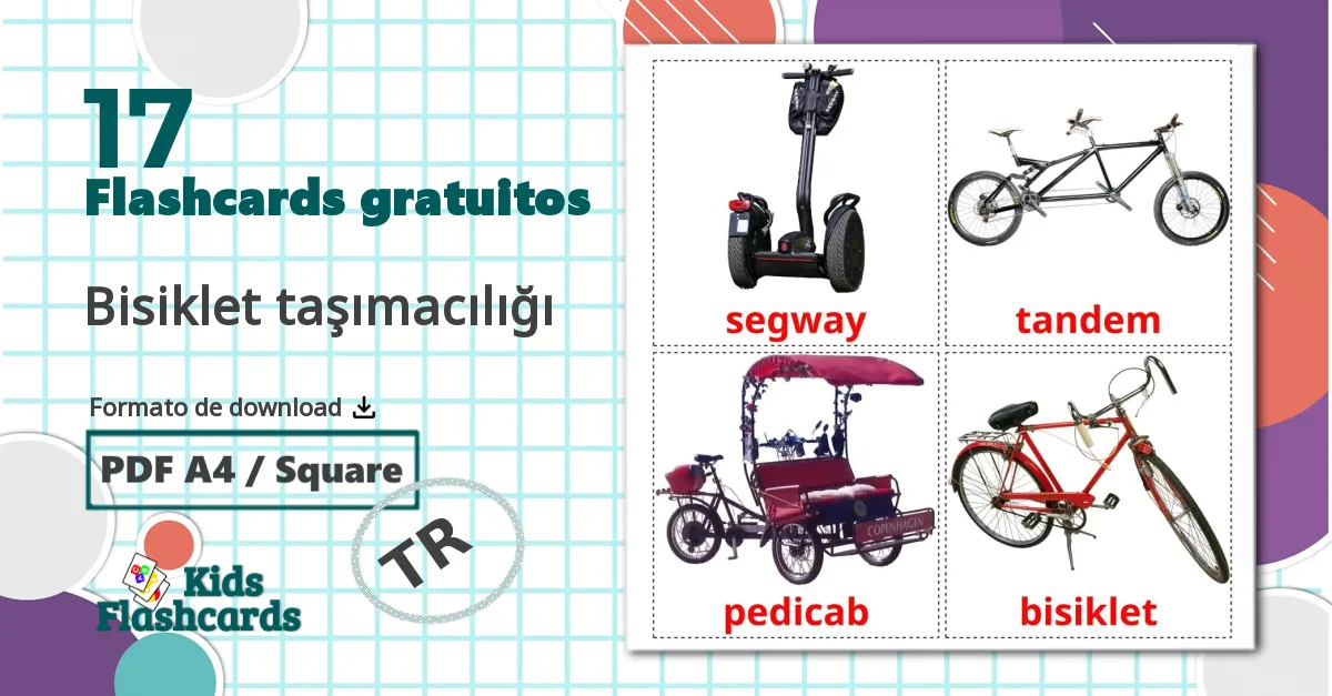 17 Imagiers Transporte de Bicicleta