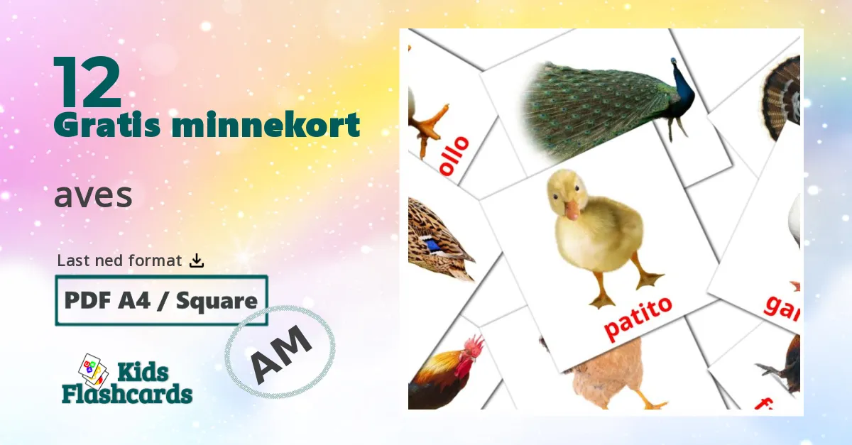 Fugler bildekort