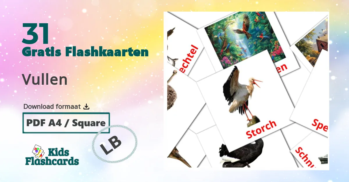 Vogels flashcards