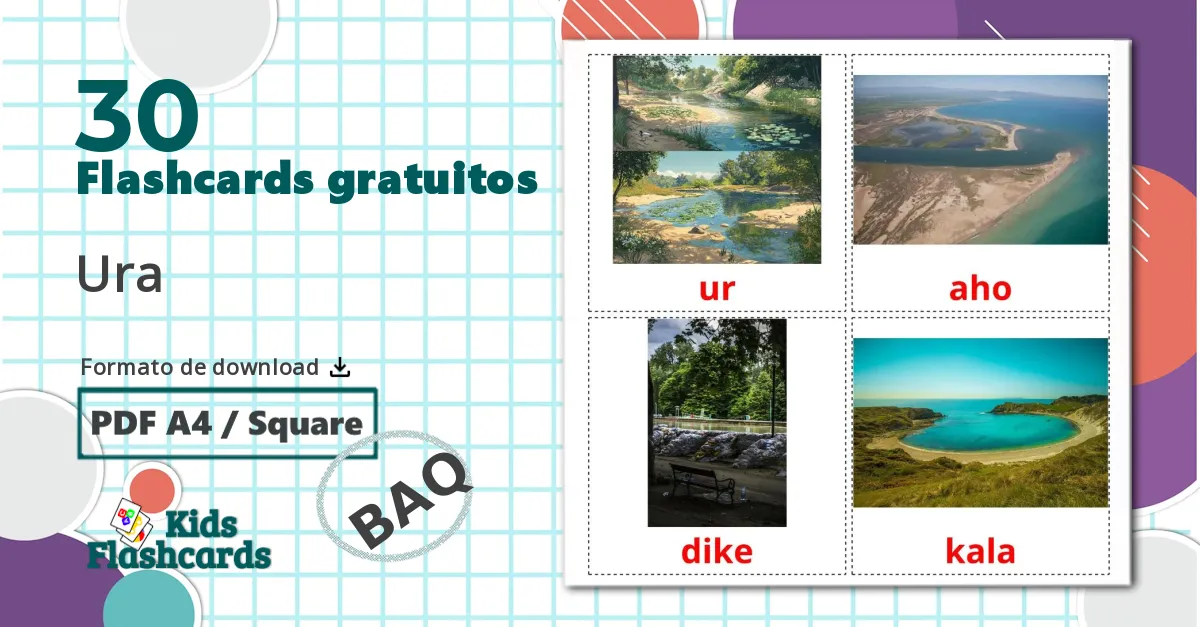 30 Flashcards de Corpos de água