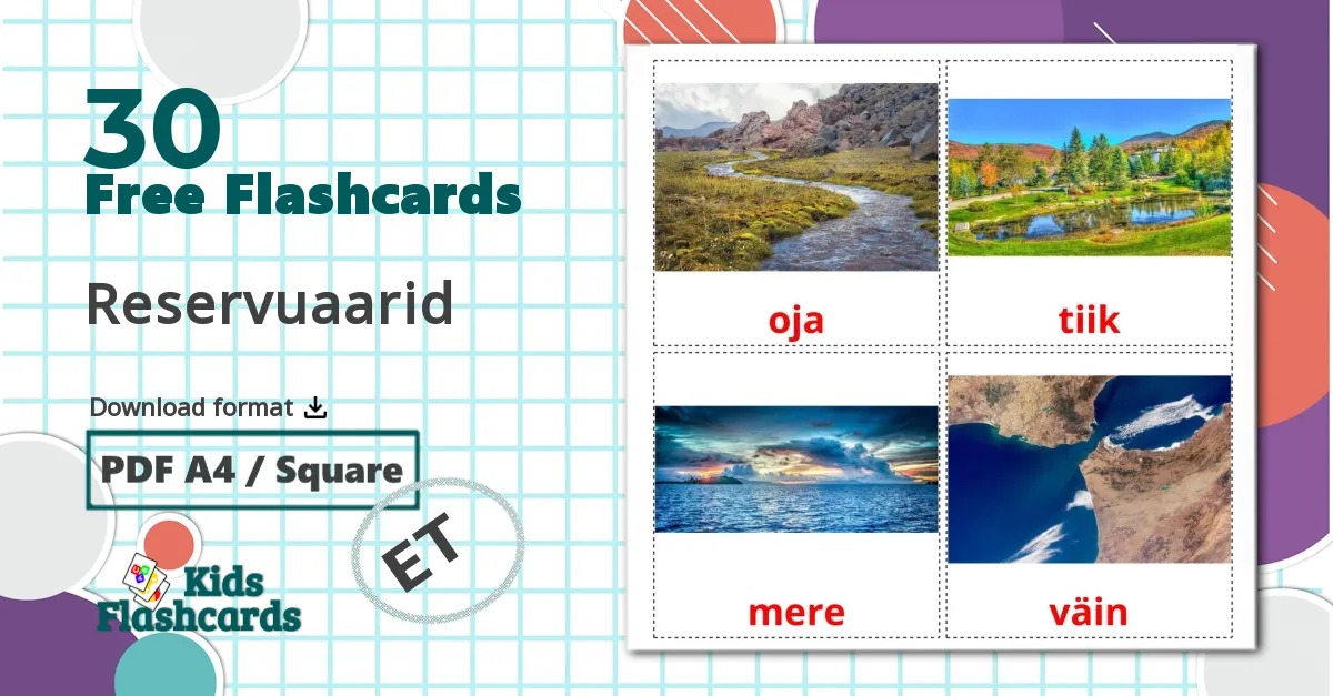 30 Reservuaarid flashcards