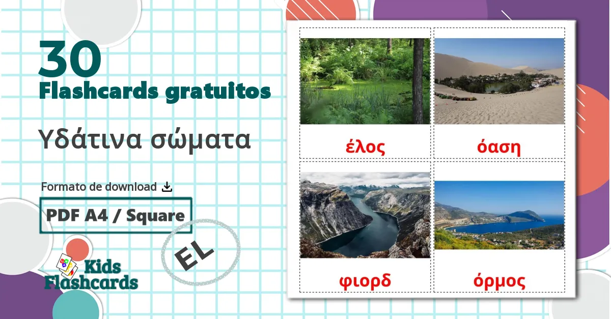 30 Flashcards de Υδάτινα σώματα