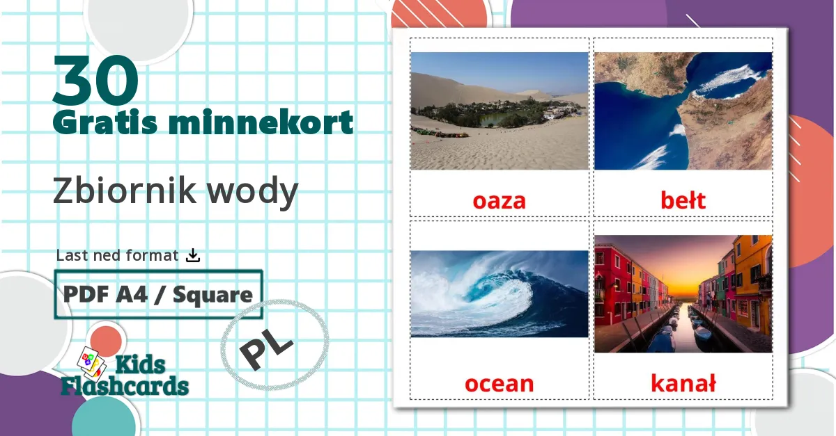 30 Zbiornik wody bildekort