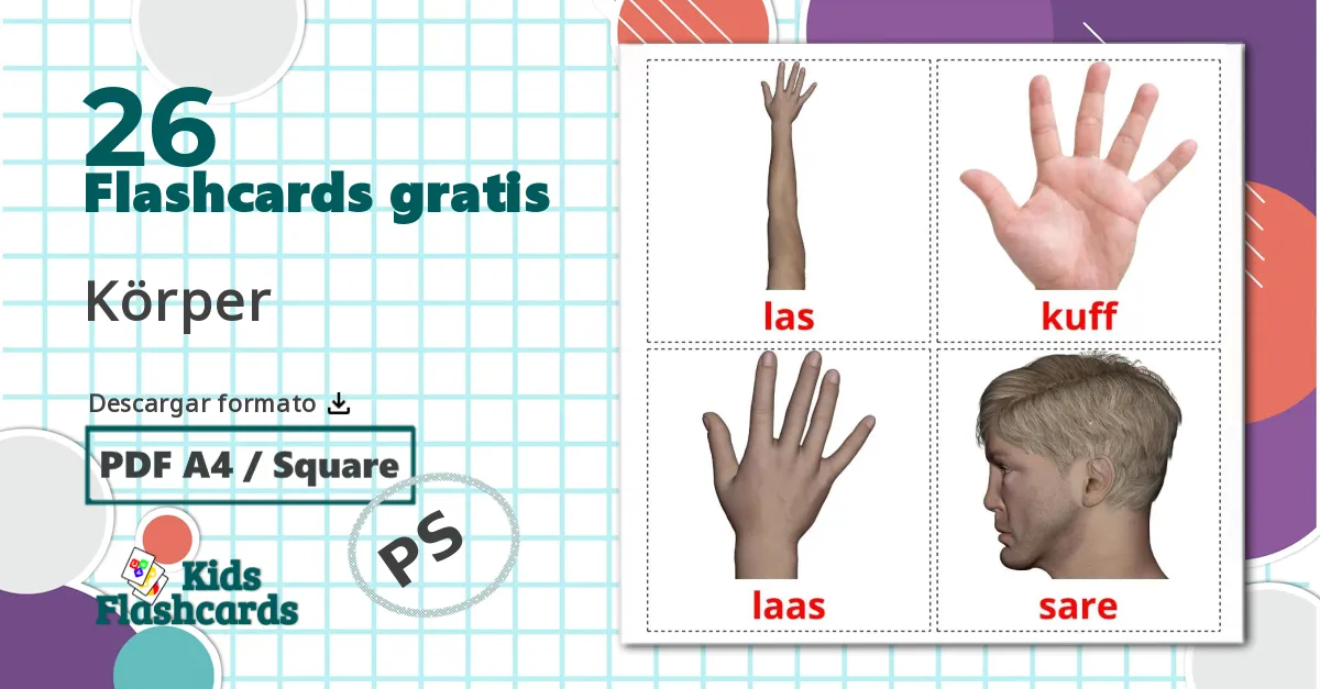 26 Imagiers Partes del Cuerpo