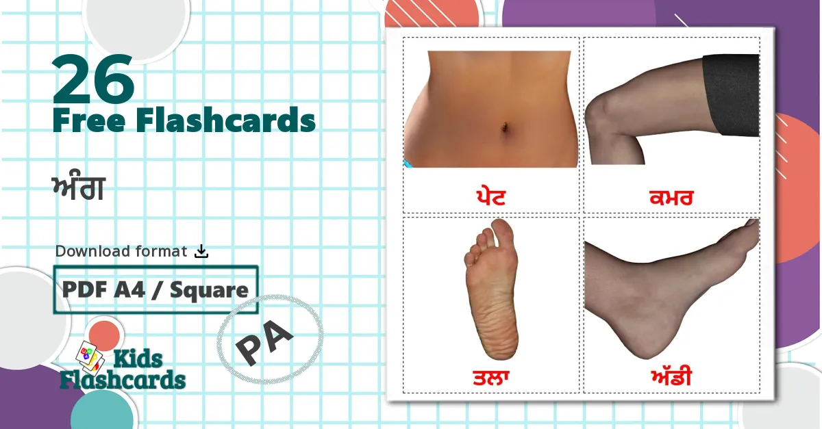 26 Fruits flashcards