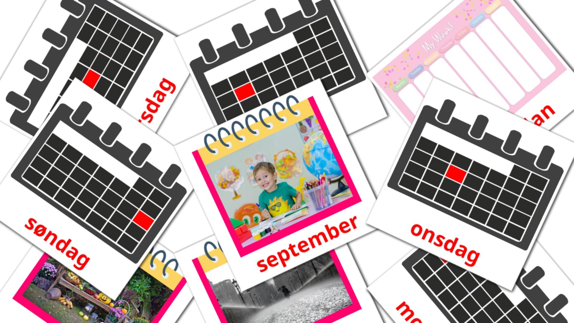 24 Kalender flashcards