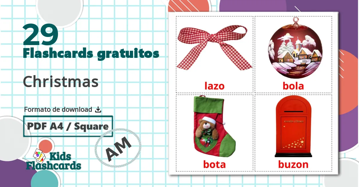 29 Flashcards de Natal