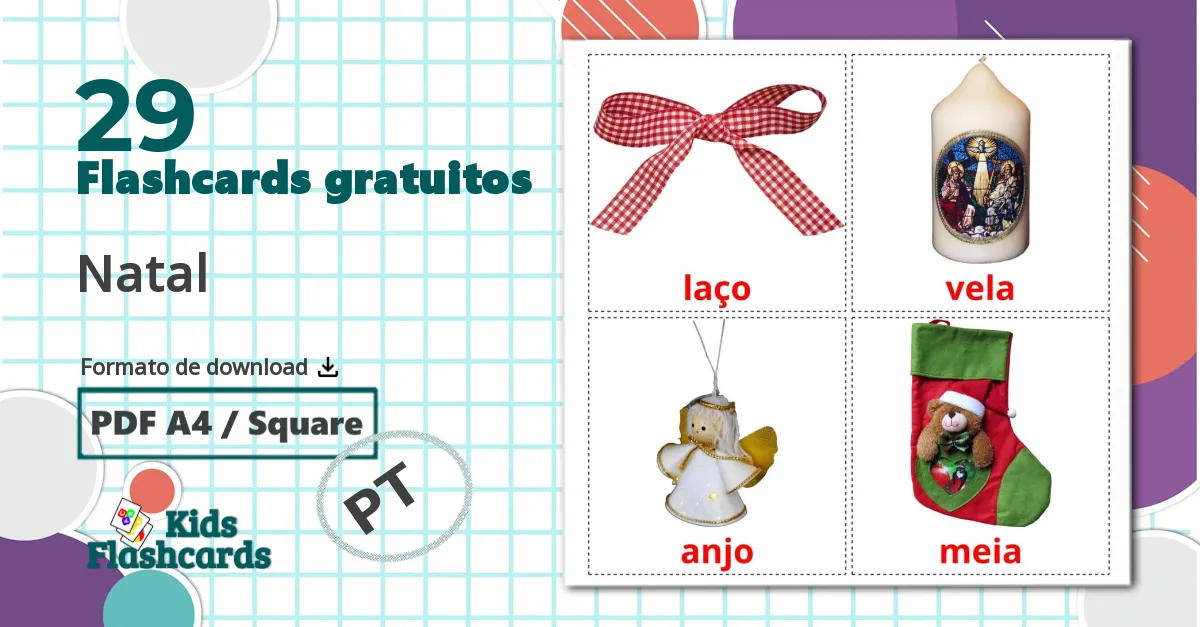 29 Flashcards de Natal