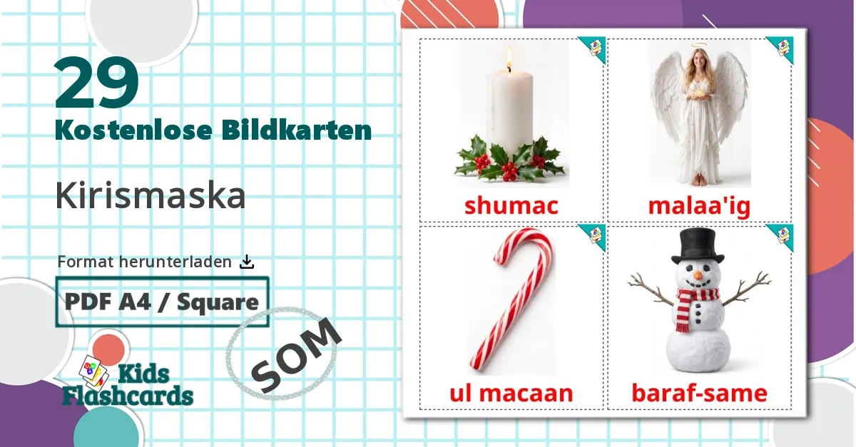 29 Bildkarten für Neujahr