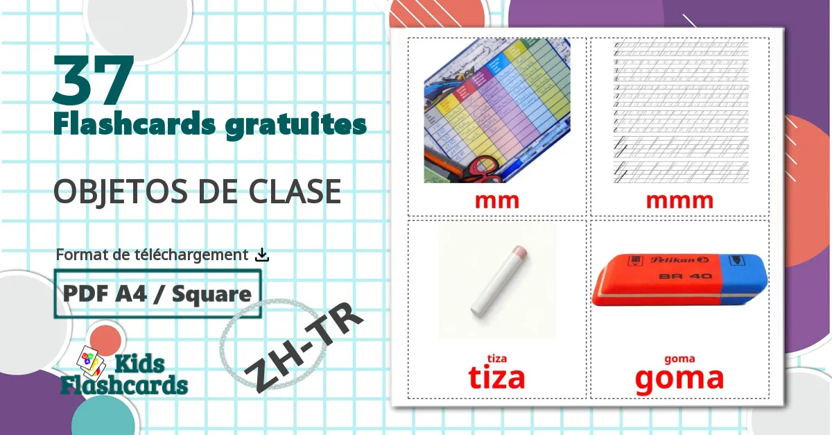 37 flashcards di Couleurs