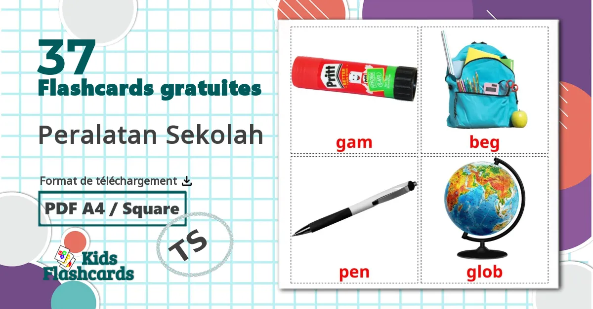 37 Imagiers Peralatan Sekolah