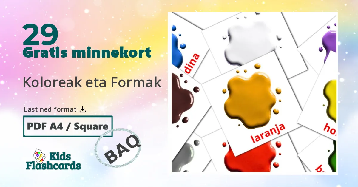 29 Koloreak eta Formak bildekort
