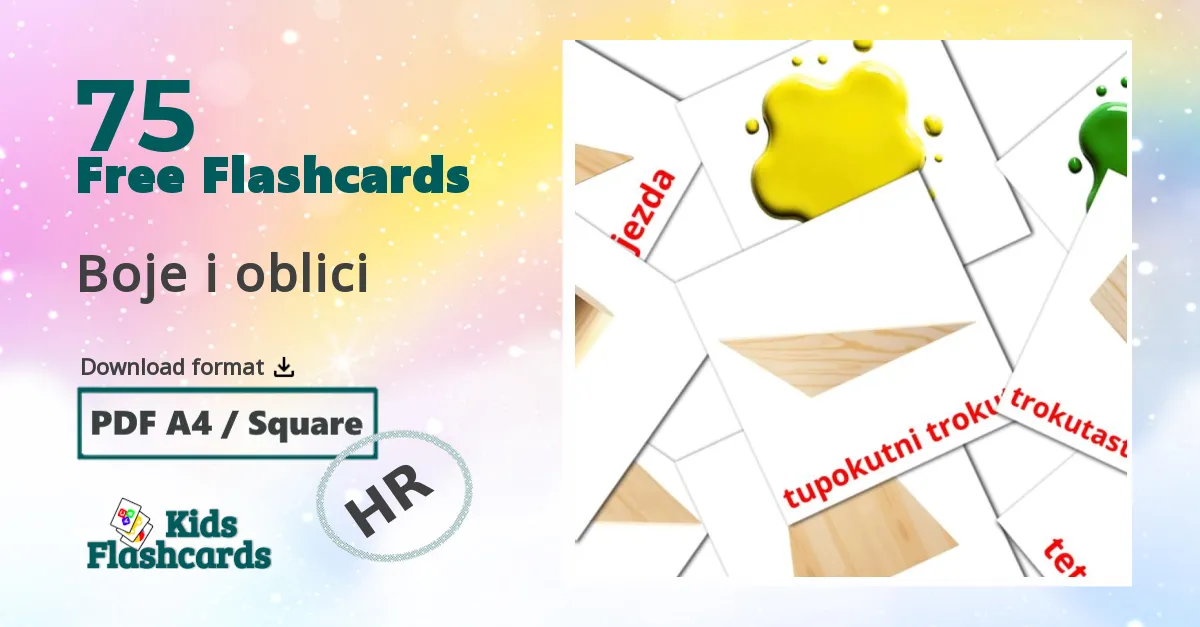 75 Boje i oblici flashcards