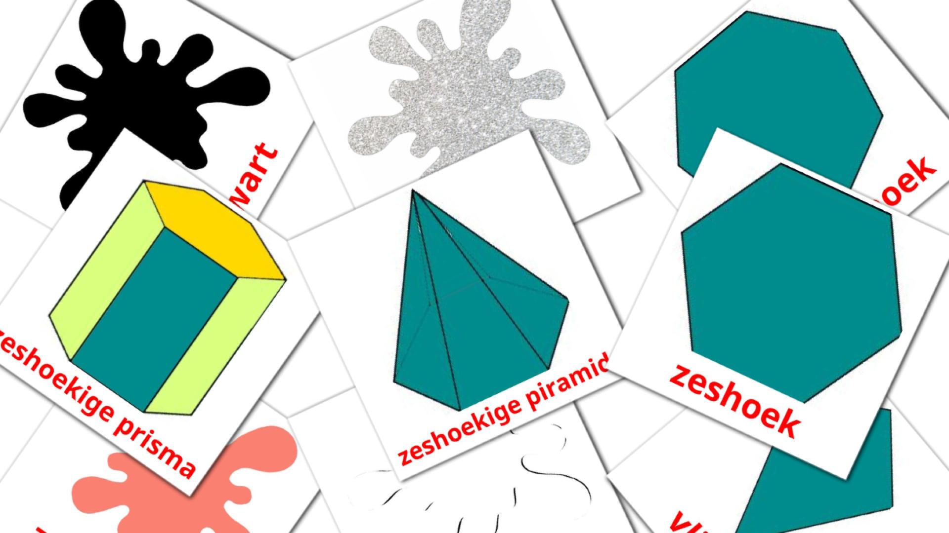 Kleuren en vormen dutch vocabulary flashcards