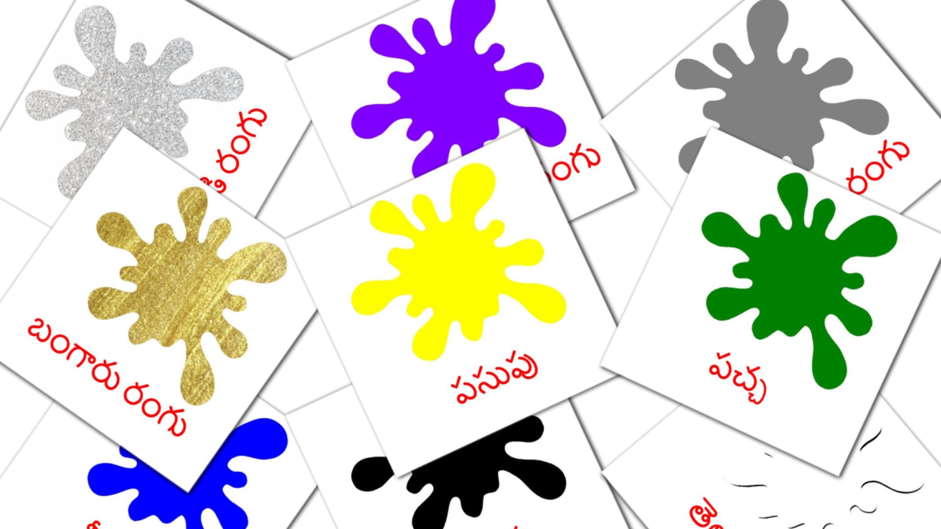 tamil tarjetas de vocabulario en shapes