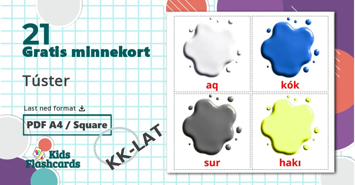 21 Túster bildekort