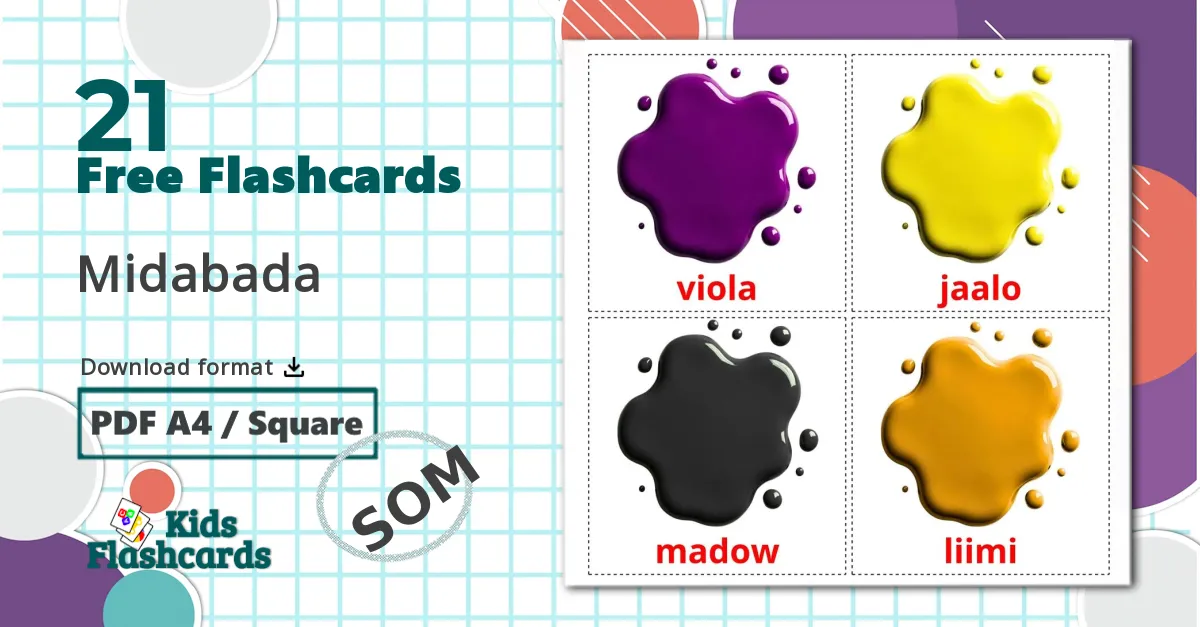 21 Midabada flashcards