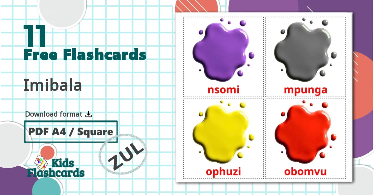 11 Colors flashcards