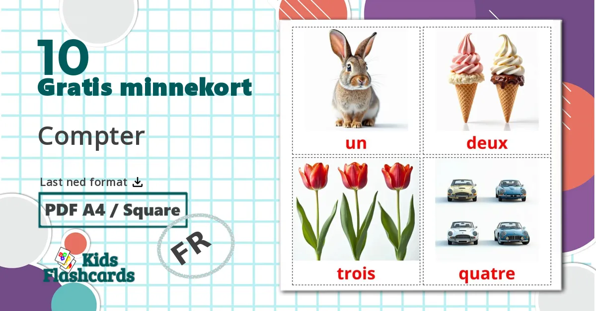 10 Compter bildekort